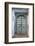 Blue-painted door, Jojawar, Rajasthan, India.-Inger Hogstrom-Framed Photographic Print