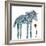 Blue Painted Pony-Wyanne-Framed Giclee Print