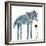 Blue Painted Pony-Wyanne-Framed Giclee Print