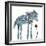 Blue Painted Pony-Wyanne-Framed Giclee Print