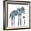 Blue Painted Pony-Wyanne-Framed Giclee Print