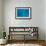 Blue Painting-Patrick Heron-Framed Serigraph displayed on a wall