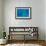 Blue Painting-Patrick Heron-Framed Serigraph displayed on a wall