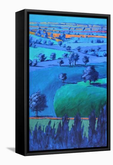 Blue painting-Paul Powis-Framed Premier Image Canvas