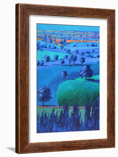 Blue painting-Paul Powis-Framed Giclee Print