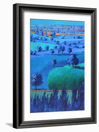 Blue painting-Paul Powis-Framed Giclee Print