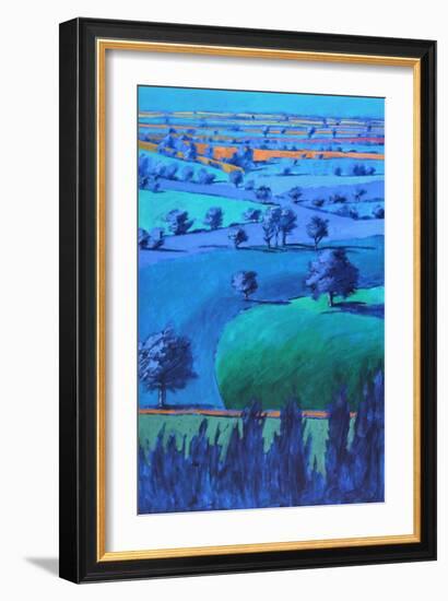 Blue painting-Paul Powis-Framed Giclee Print