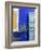 Blue Paintwork, Jardin Majorelle, Owned by Yves St. Laurent, Marrakech, Morocco-Stephen Studd-Framed Photographic Print