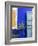 Blue Paintwork, Jardin Majorelle, Owned by Yves St. Laurent, Marrakech, Morocco-Stephen Studd-Framed Photographic Print