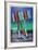 Blue Palm-Menashe Kadishman-Framed Limited Edition