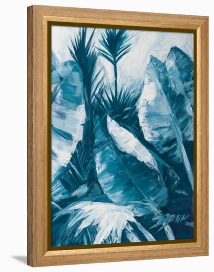 Blue Palms II-Suzanne Wilkins-Framed Stretched Canvas