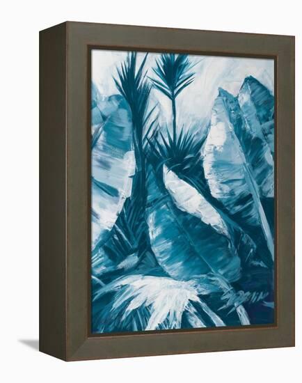 Blue Palms II-Suzanne Wilkins-Framed Stretched Canvas