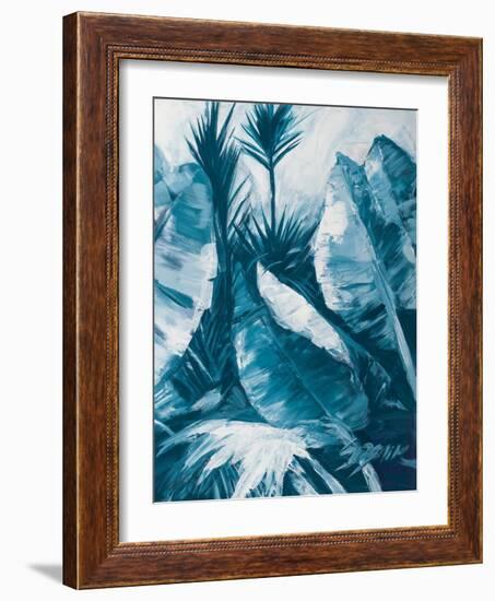 Blue Palms II-Suzanne Wilkins-Framed Art Print