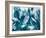 Blue Palms III-Suzanne Wilkins-Framed Art Print