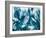 Blue Palms III-Suzanne Wilkins-Framed Art Print