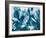 Blue Palms III-Suzanne Wilkins-Framed Art Print