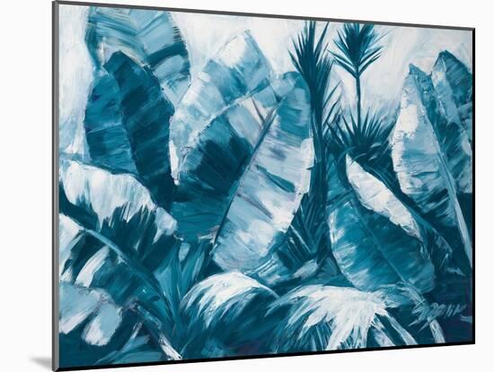 Blue Palms III-Suzanne Wilkins-Mounted Art Print
