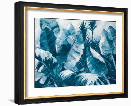 Blue Palms III-Suzanne Wilkins-Framed Art Print