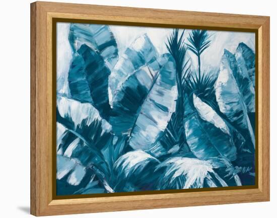 Blue Palms III-Suzanne Wilkins-Framed Stretched Canvas