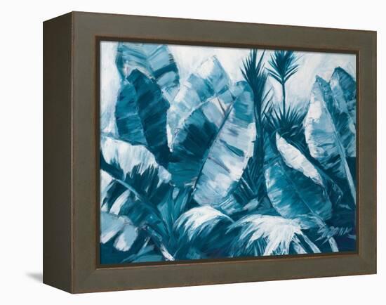 Blue Palms III-Suzanne Wilkins-Framed Stretched Canvas