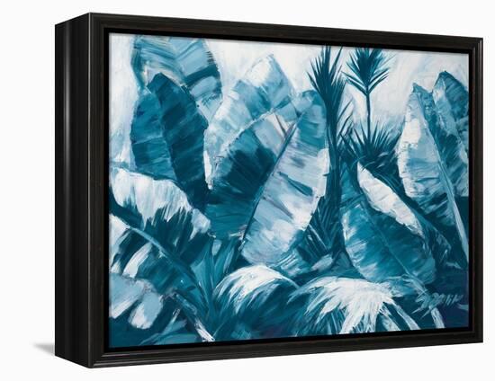 Blue Palms III-Suzanne Wilkins-Framed Stretched Canvas