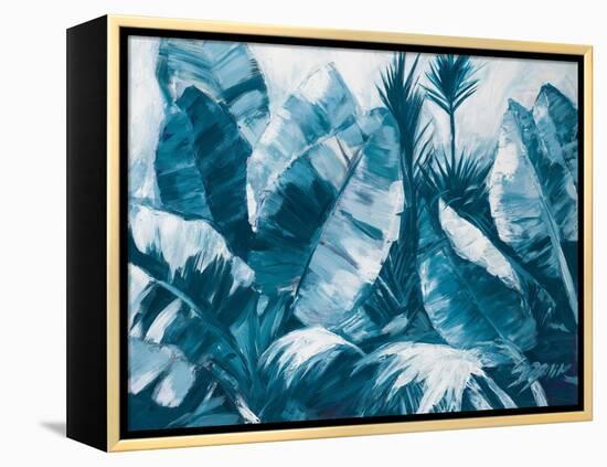 Blue Palms III-Suzanne Wilkins-Framed Stretched Canvas