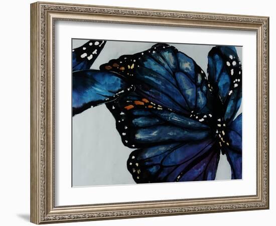 Blue Pansy-Sydney Edmunds-Framed Giclee Print