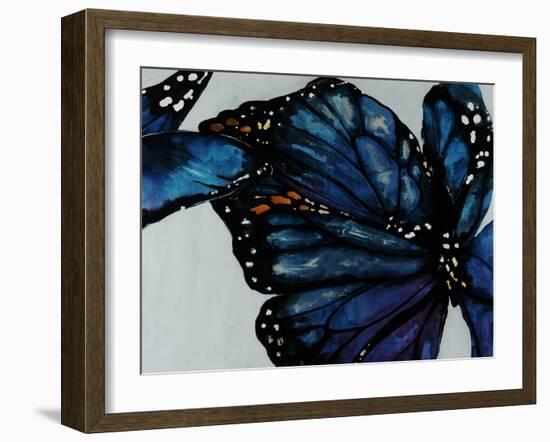 Blue Pansy-Sydney Edmunds-Framed Giclee Print