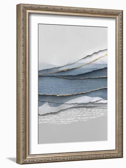 Blue Paper-PI Studio-Framed Art Print