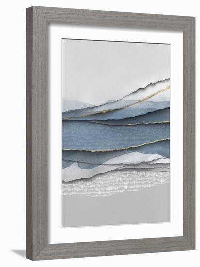 Blue Paper-PI Studio-Framed Art Print