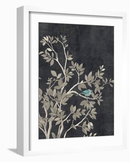 Blue Parakeet Tree I-Allison Pearce-Framed Art Print