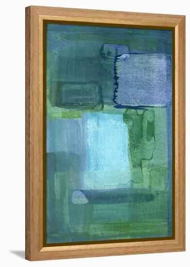 Blue Patch II-Charles McMullen-Framed Stretched Canvas