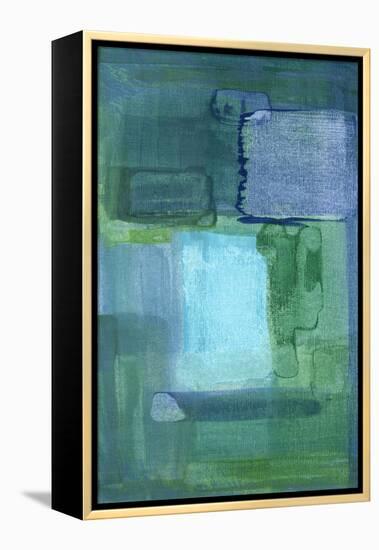 Blue Patch II-Charles McMullen-Framed Stretched Canvas