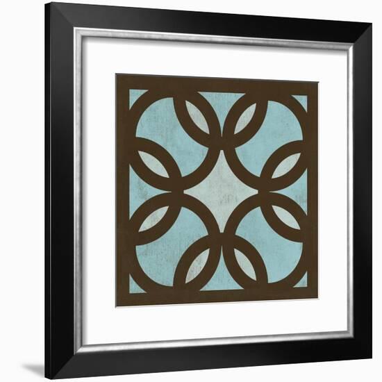 Blue Patterns I-N. Harbick-Framed Art Print