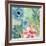 Blue Peach Floral I-Gayle Kabaker-Framed Giclee Print