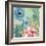 Blue Peach Floral I-Gayle Kabaker-Framed Giclee Print