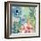 Blue Peach Floral I-Gayle Kabaker-Framed Giclee Print