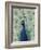 Blue Peacock II-null-Framed Art Print