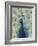 Blue Peacock II-null-Framed Art Print