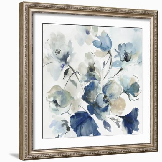 Blue Pedals-Asia Jensen-Framed Art Print