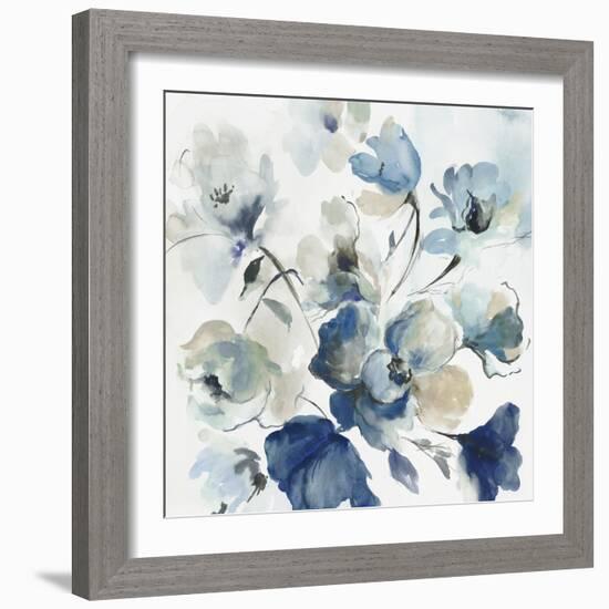 Blue Pedals-Asia Jensen-Framed Art Print