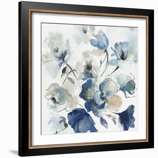 Blue Pedals-Asia Jensen-Framed Art Print