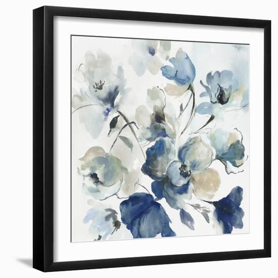 Blue Pedals-Asia Jensen-Framed Art Print