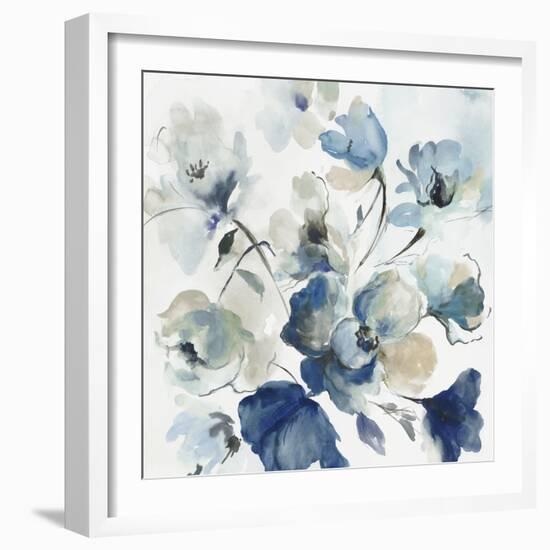 Blue Pedals-Asia Jensen-Framed Art Print