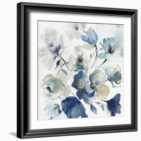 Blue Pedals-Asia Jensen-Framed Art Print