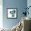 Blue Petals-Jan Weiss-Framed Premium Giclee Print displayed on a wall