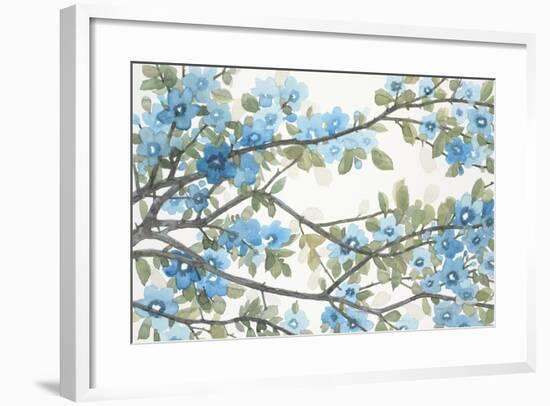 Blue Petals-Norman Wyatt Jr.-Framed Art Print