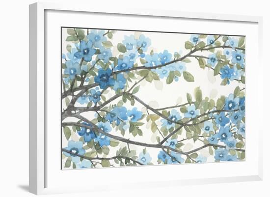 Blue Petals-Norman Wyatt Jr.-Framed Art Print