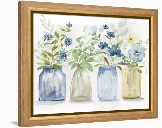 Blue Pickings-null-Framed Stretched Canvas