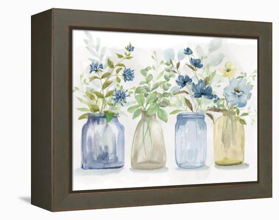 Blue Pickings-null-Framed Stretched Canvas